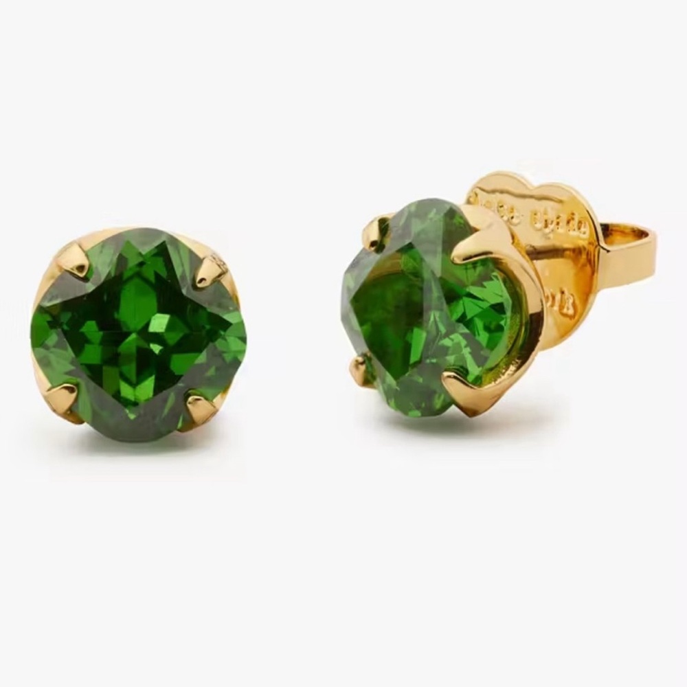 Kate Spade Pop Of Joy 10mm Spade Flower Studs in Green NWT‎ MSRP: $48.00